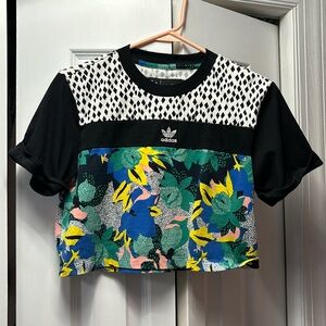 Her Studio London Crop Top “Green/Multicolor”
